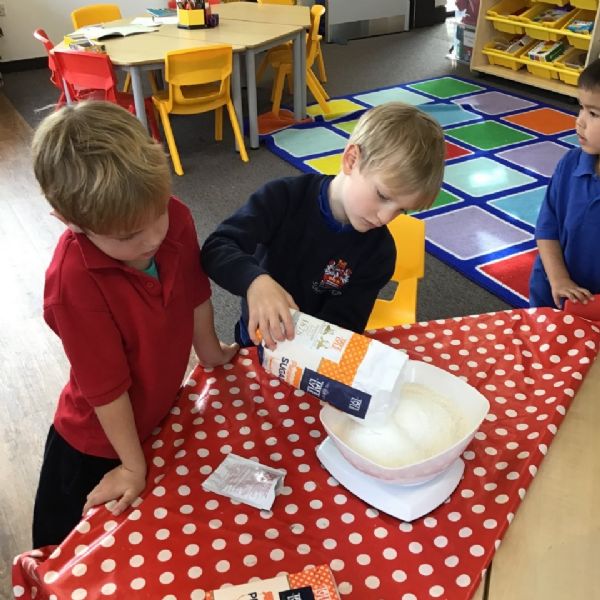 Year 1 making marmalade